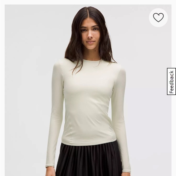 Lululemon Wundermost Ultra-Soft Nulu Crewneck Long-Sleeve Shirt Experience small - Picture 1 of 10